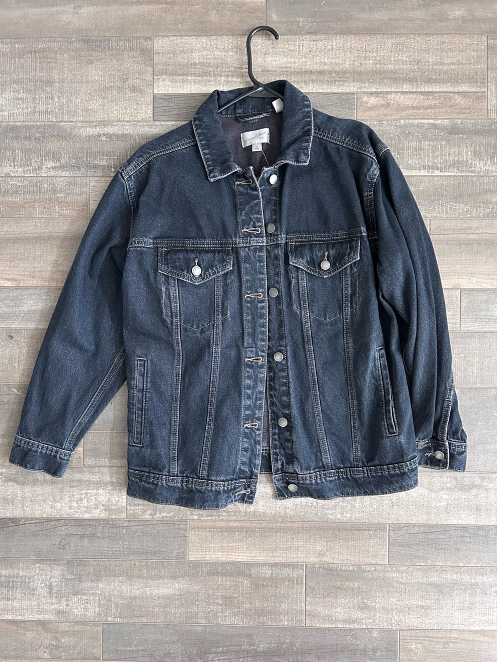 Oversized Dark denim jacket